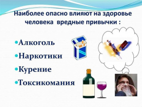 «Как не стать жертвой вредных привычек»